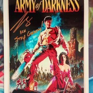 Army Of Darkness Signed Photo Reproduction Of Original Signed By Bruce Campbell